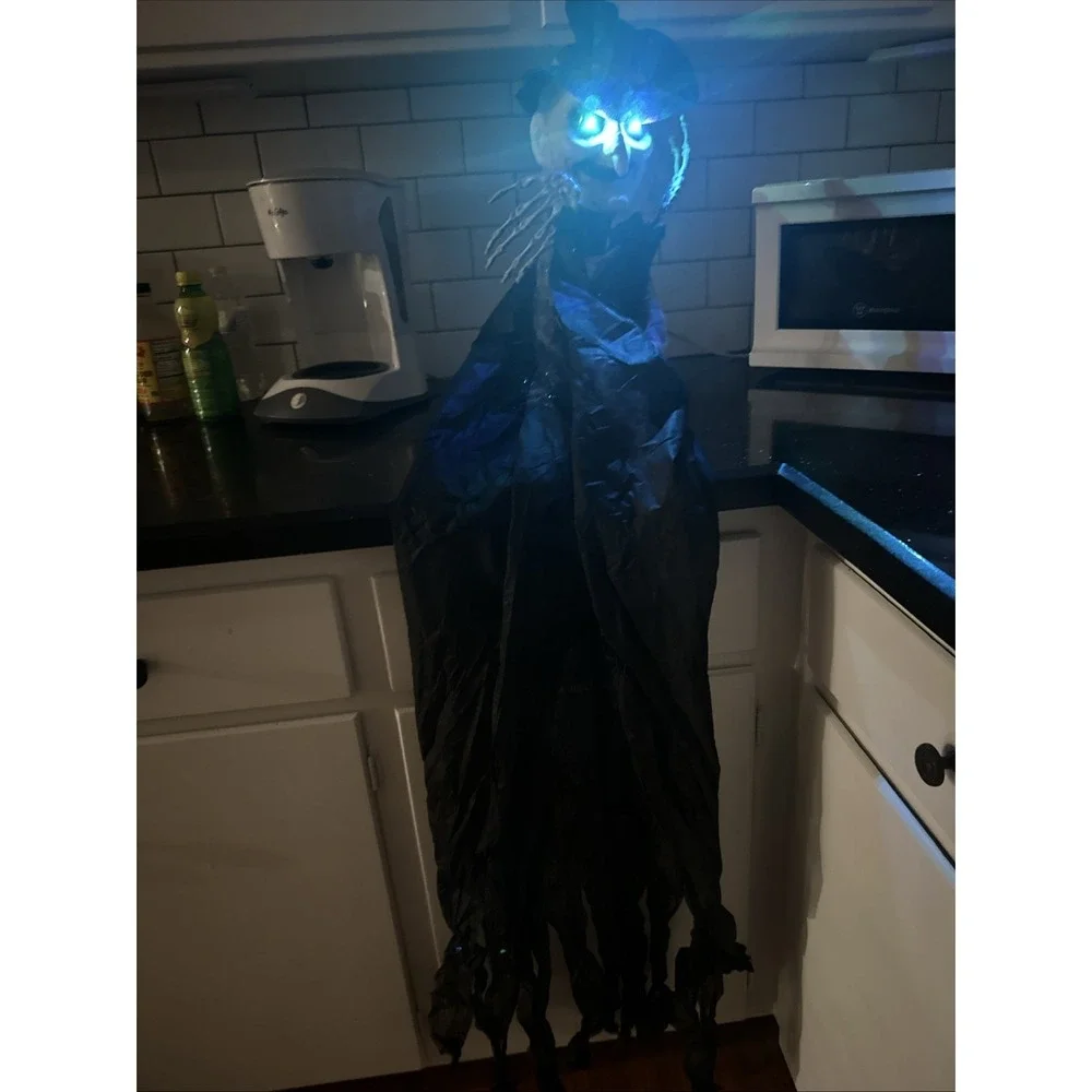 Hanging Witch Decor Halloween Decoration Outdoor‎ Sounds Lights